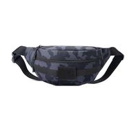 Alomejor Sac Banane à Bandoulière Réglable, Léger et Pliable, Panneau Arrière en avec Fermeture éclair en Tissu Oxford Imperméable pour Les Déplacements Quotidiens, la Randonnée, Le (Camo)