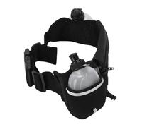 Alomejor Sac Banane de Course à Pied, Imperméable, Antidérapant, Réglable, avec Deux Bouteilles d'eau de 6,5 Oz, Poche Zippée pour Téléphone, Espèces, Mouchoirs en Néoprène pour Le