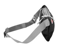 Alomejor Sac Banane Portable à Double Poches, Sac Banane Réglable pour Course à Pied, Cyclisme, Sports de Plein Air, Polyester Vert (Black)