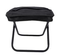 Alomejor Sac Bandoulière pour Chaise Pliante Portable avec Poche pour Le Camping, la Randonnée et la Pêche (Black)