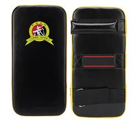 Alomejor Sac de Boxe, Coussin de Boxe épais en PU avec Trou en Métal et Poignée pour L'entraînement des Pieds, Cible de Gymnastique, Usage Domestique