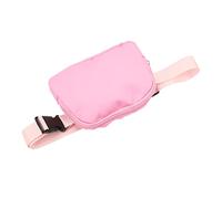 Alomejor Sac de Ceinture en Nylon à la Mode, Poches à Fermeture éclair, Pochette de Taille Réglable pour Femmes, Activités de Plein Air (Pink)