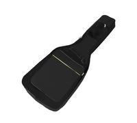 Alomejor Sac de Guitare de 38 à 39 Pouces Noir, Sac à Dos Oxford avec Rembourrage épais, Sangles Ergonomiques pour Guitares électriques et Acoustiques, Protège Contre la Pluie et Les éclaboussures,