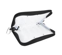 Alomejor Sac de Leurres de Pêche, Conception Double Face 12 Compartiments Boîte de Tacle à Appâts de Pêche avec Crochet Organisateur de Matériel de Pêche Transparent