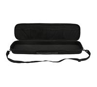Alomejor Sac de Matériel de Pêche, Coque Rigide, Poignée Rétractable, éponge EVA, Sac de Matériel de Pêche avec 4 Poches en Filet