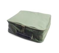 Alomejor Sac de Moulinet de Pêche étanche et Réglable, étui de Rangement Durable pour Les Amateurs de Pêche, Sac D'équipement Portable en Polyester Léger pour Les Niveaux (Green)