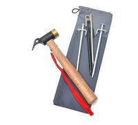 Alomejor Sac de Piquets de Tente, Pochette de Rangement Robuste pour Fournitures de Camping, Tissu Oxford épais pour Randonneurs