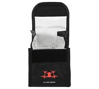 Alomejor Sac de Protection de la Batterie Lipo pour Drone FPV, Sac Batterie à L'épreuve Explosions et Chauffants (2 Batterie)