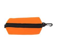Alomejor Sac de protection en néoprène étanche à la poussière pour lunettes de plongée avec fermeture éclair pour montre d'ordinateur (orange)