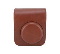 Alomejor Sac de Protection pour Appareil Photo instantané en Cuir PU avec Sangle Amovible pour Mini 12 - Protection Complète de L'appareil Photo Adaptée aux Aventuriers