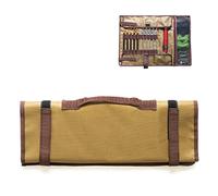 Alomejor Sac de Rangement de Piquets de Tente Portable en Tissu Oxford, Sac D'extérieur avec Ceinture élastique pour Marteau sur Piquet pour Le Camping