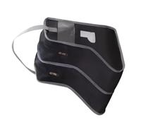 Alomejor Sac de Rangement pour Bottes, Sac à Chaussures Pliable et Portable Anti-poussière pour Les Voyages en Plein Air, Conception Visible pour Hommes et Femmes (Noir S)