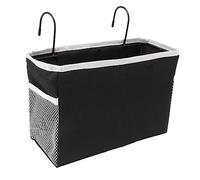 Alomejor Sac de Rangement Suspendu à Crochet, étagère en Tissu D'organisation sur Rail pour Chambre à Coucher, Salon, Support en Toile de Grande capacité pour Carnet de Téléphone Portable, Bloc-notes,