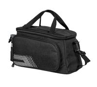 Alomejor Sac de Selle de Vélo, Sac de Porte-bagages Arrière de Grande capacité de 17 L Combinant une Bandoulière de Transport à la Main et un Montage, avec Bande Réfléchissante et Support (34,5*26*20)