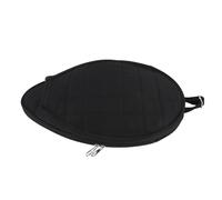 Alomejor Sac de Tennis, Bandoulière Réglable avec Compartiment séparé pour Raquette et Plusieurs Poches Zippées, Tissu Composite Résistant à l'eau pour Raquette de Tennis, de (Black)