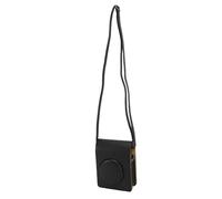 Alomejor Sac de Transport de Chambre Instantanée PU Premium pour C300R, Couverture Avant Remarquable, Idéale pour Les Amateurs de Photographie en Marche (Black)