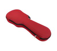 Alomejor Sac de Transport pour Guitare Acoustique, étanche avec Bandoulière Amovible, Sac de Protection Léger pour Ukulélés de 21 Pouces (Rouge)