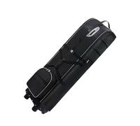 Alomejor Sac de Voyage de, étui de Club en Nylon Durable avec roulettes Lisses et Support de Pied Robuste, Serrure à Combinaison Intégrée, pour la Protection des Clubs de Pendant Les (Argent Peint