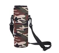 Alomejor Sacs Lents dans la Bouteille d'eau Gratuite 1L Porte-néoprène, Poignée de Couverture Thermique avec Sangles pour la Randonnée