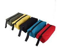 Alomejor Sacs Storage Organisateur Sacs Outils avec Fermeture éclair Portable, Stockage de Petits Outils Durables pour Les Hommes, 5 Colis