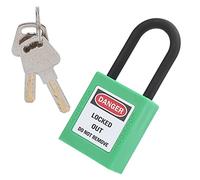 Alomejor Safety Padlock, Durable Engineering Plastic Design (GREEN)