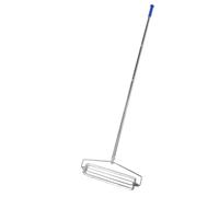 Alomejor Sand Trap Rake 4.5 Ft Stainless Steel Roller | Construction durable, Système de verrouillage sécurisé, Conception efficace des rouleaux, Idéal pour l\'athlétisme