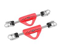 Alomejor Sangle à Ressort pour Aileron de Plongée en Acier Inoxydable, avec Sangle de Résiliente pour Aileron de Jet, OMS pour Plongeurs, 2 Pièces (Rouge)