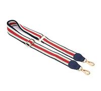 Alomejor Sangle de Sac Réglable en Cuir, Pièce de Rechange pour Sac à Main, Marron, 1,5 Pouces, Parfait pour les Sacs à Bandoulière et les Sacs à Main (13# rouge bleu foncé)