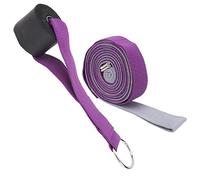Alomejor Sangle de Traction de Danse pour Améliorer L'étirement des Jambes, le Yoga et le Kung-fu, Compacte et Durable, Boucle en Acier Coton (Gris Violet)