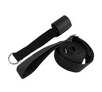 Alomejor Sangle D'étirement des Jambes 9,8 Ft Réglable avec Ancre de | Sangles Flexibles, Anneaux en Acier, Longueur Réglable, Fixation Compatible Montant de Porte, Usage Danse, Sac de Rangement