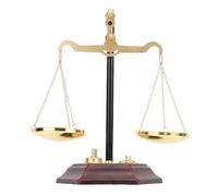 Alomejor Sculpture D'échelle D'équilibre Antique Vintage, Décor pour Salon, Bureau, Entrée, étude, Ornement en Fer pour Maison, Bureau, Pièce Modèle 9,29 Pouces