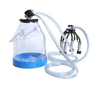 Alomejor Seau de Traite 32L avec Design Transparent | Construction en plastique de qualité, Compatible avec plusieurs pompes à vide, Double échelle de mesure, Traite mobile