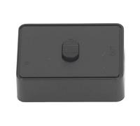 Alomejor Sélecteur de Commutateur USB 2.0 Durable, Commutateur USB Bidirectionnel Compact Facile à Utiliser pour Imprimante et Scanner - Parfait pour la Maison ou le Bureau, Matériau Polymère, 1 X