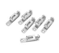 Alomejor Selle de Pont de Guitare électrique, Ensemble de Remplacement Durable pour Guitares électriques à 6 Cordes, Fabrication Soignée pour les Amateurs de Musique (SILVER)
