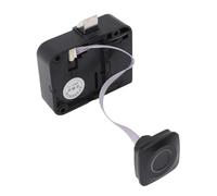 Alomejor Serrure Biométrique Intelligente pour Armoire, Serrure de Tiroir à Empreintes Digitales, Alimentée par Batterie, pour Armoire, ABS, Alliage de Zinc, pour Divers Scénarios