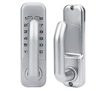 Alomejor Serrure Codée à Combinaison Mécanique de Haute dureté pour Porte de Bureau, Serrure de sécurité de Porte en Alliage de Zinc Antirouille