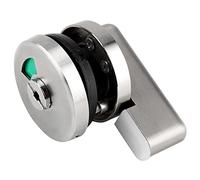 Alomejor Serrure de Porte en Alliage de Zinc, Indicateur Durable, pour Toilettes, Fonction Occupée/vacante, Scène Applicable, Salle de Bains/bureau, Couleur Argent
