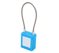 Alomejor Serrure de Verrouillage Robuste, Cadenas de sécurité Haute Résistance pour L'isolation dans L'entretien des équipements, Manille de 85mm (BLUE)