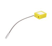 Alomejor Serrure de Verrouillage Robuste, Cadenas de sécurité Haute Résistance pour L'isolation dans L'entretien des équipements, Manille de 85mm (YELLOW)