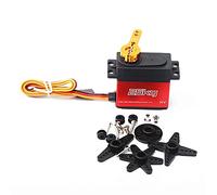 Alomejor Servo Numérique étanche à Couple élevé de 25KG, pour Robot de Bateau de Voiture RC, Matériau en Aluminium/cuivre