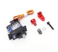 Alomejor Servo RC, Remplacement de Servo Numérique à Engrenages Métalliques pour GROM 1/18, Bras 20T à Couple élevé pour Un Contrôle amélioré
