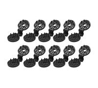 Alomejor Shade Cloth Plastic Clips, 100pcs Heavy Duty (BLACK)