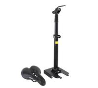 Alomejor Siège de Scooter électrique, Pliable, Réglable, Rembourrage en Mousse Absorbant les Chocs, Selle Confortable avec Poteau en Alliage D'aluminium, pour Scooters électriques M365 1S (BLACK)