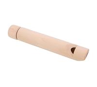 Alomejor Sifflet Coulissant en Bois, Jouet éducatif de Flûte à Changement de Voix, Push Pull, Matériau pour Enfants (Couleur du Bois Naturel)