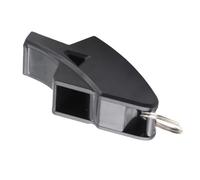 Alomejor Sifflet de Dauphin, Sifflet D'arbitre Professionnel avec Lanière pour Les Compétitions, Entraîneurs, Enseignants, écoles, Gymnases (Black)