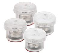 Alomejor Signal Lumineux de Vol de Nuit LED D'avertissement de Vol pour Projecteur de Drone Flash Stroboscopique Universel UAV, 2X Rouge/2x Vert 30-40lm Plastique Transparent Piles CR927 4 Pro/FIMI