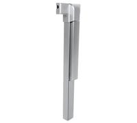 Alomejor Sortie de Barre de Dispositif Horizontale de Serrure à Tige de Poussée Unique, Serrure de Porte -feu en Acier Inoxydable Durable pour L'évacuation D'urgence - Idéale pour les Lieux Publics