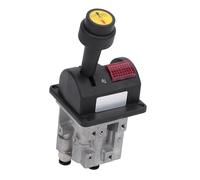Alomejor Soupape de Commande de Camion à Benne Basculante, Soupape de Commande Proportionnelle Pneumatique en Aluminium, Conception à Connexion Rapide à 3 Positions et 3 Trous pour Camions à Benne