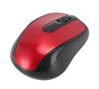 Alomejor Souris Optique sans Fil Professionnelle 2.4G, Conception Légère et Durable pour Une Utilisation au Bureau et à Domicile (Rouge)