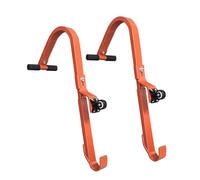 Alomejor Stabilisateur D'échelle D'extension de Crochet de Toit D'échelle Multifonctionnelle en Acier allié pour Peintre de Couvreur capacité de Charge de 170 Kg 2 Pièces